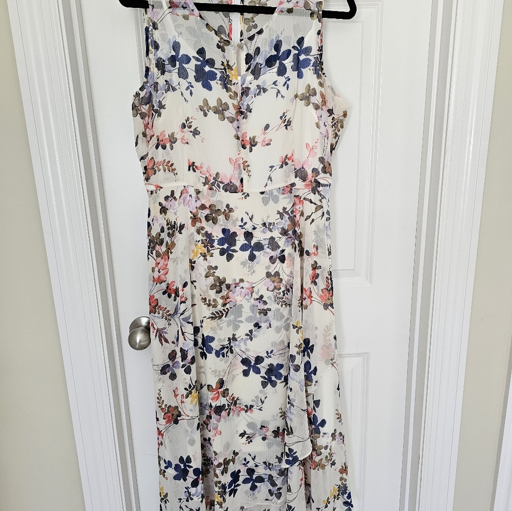 Tommy Hilfiger Floral Sleeveless Midi